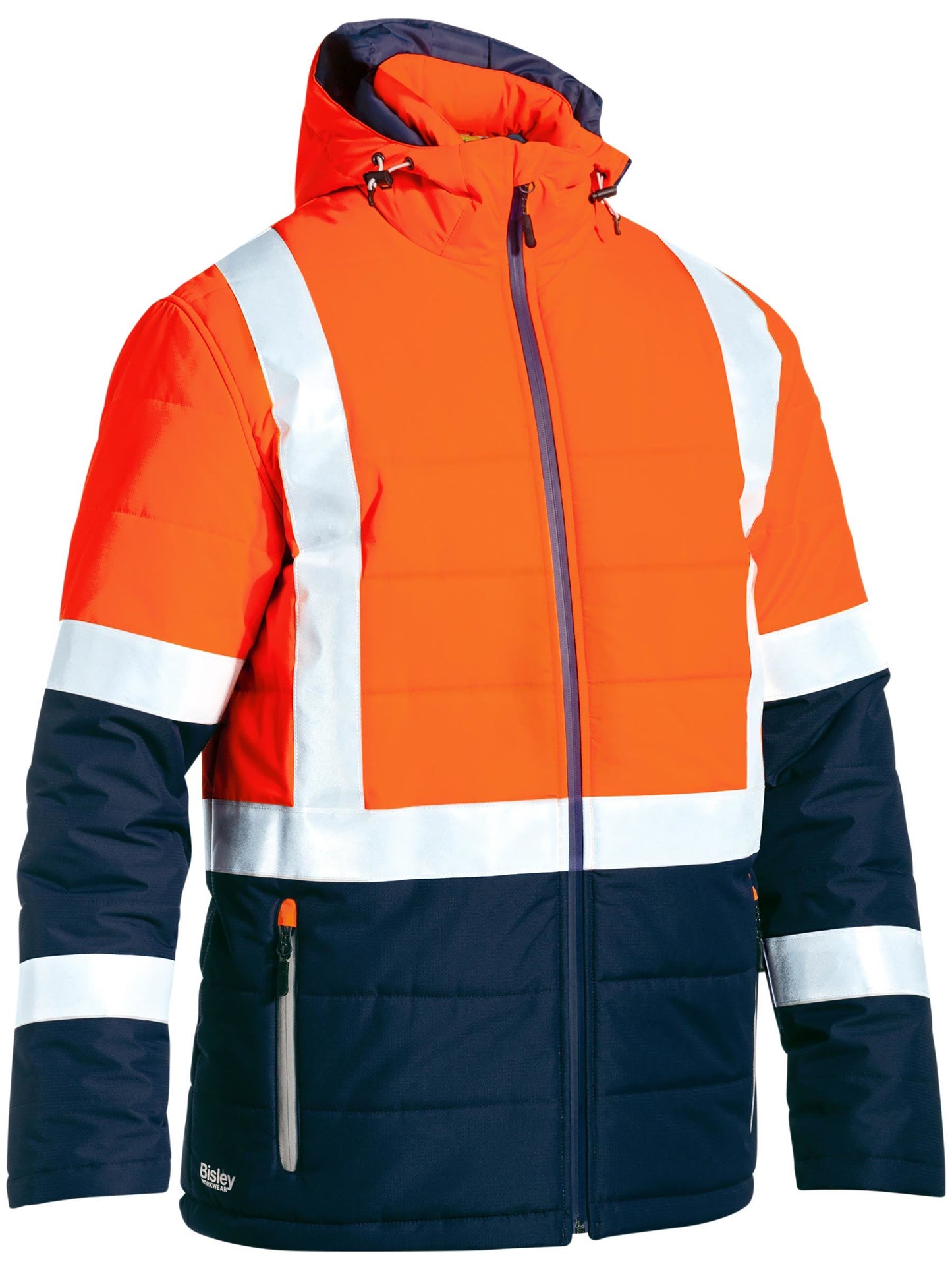 Taped Hi Vis Puffer Jacket Taped Hi Vis Puffer Jacket Bisley Workwear Faster Workwear and Design