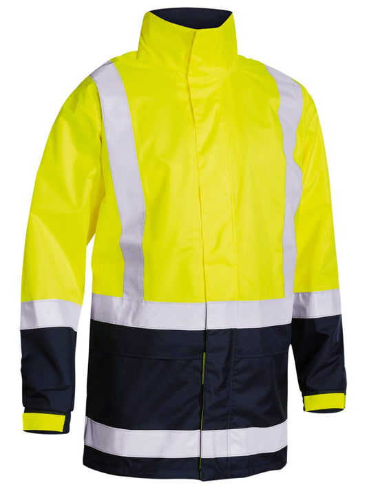 Taped Hi Vis Rain Shell Jacket Taped Hi Vis Rain Shell Jacket Bisley Workwear Faster Workwear and Design