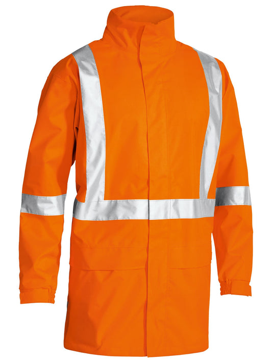 X Taped Hi Vis Rain Shell Jacket X Taped Hi Vis Rain Shell Jacket Bisley Workwear Faster Workwear and Design
