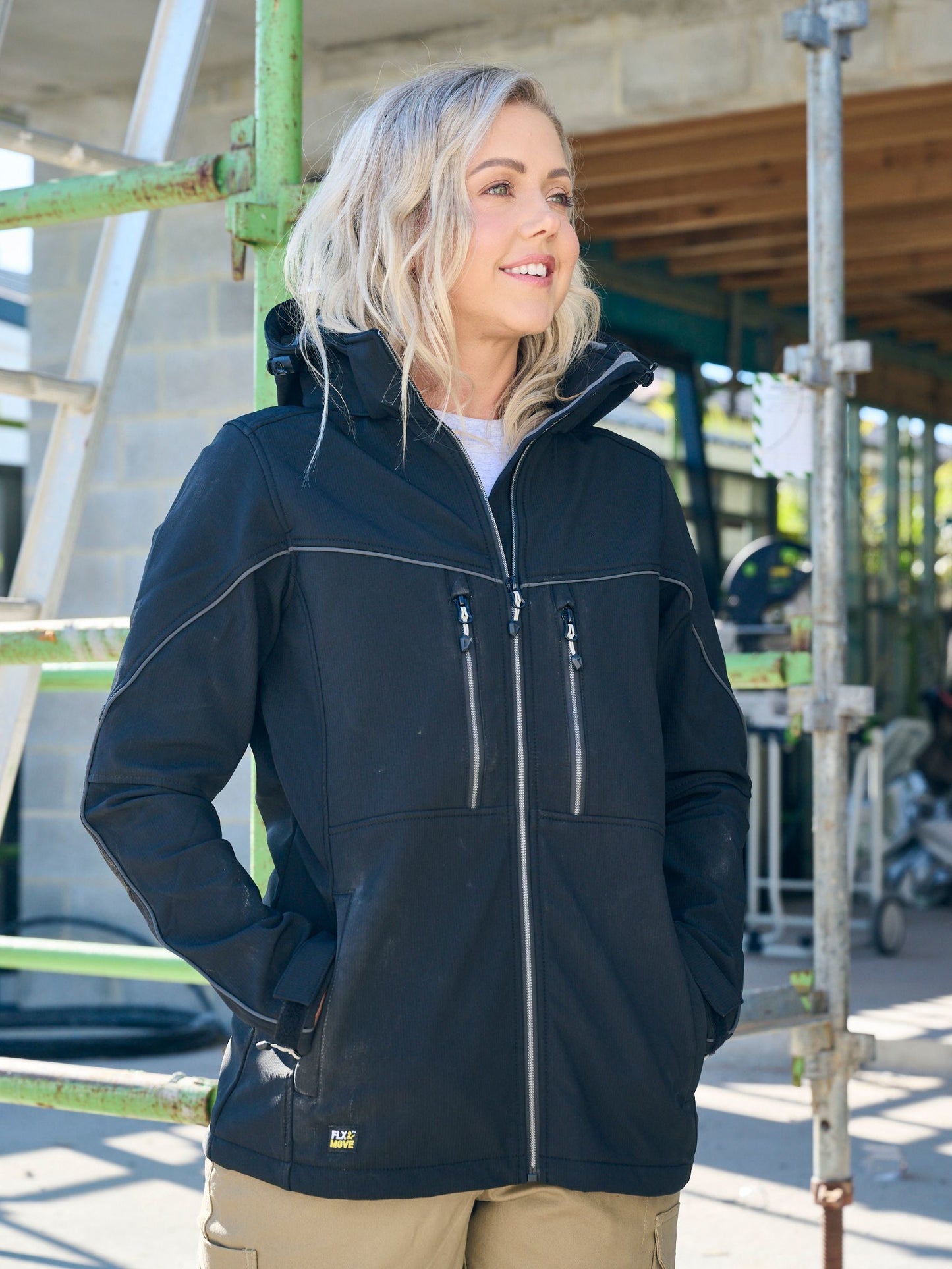 Women's Flx & Move™ Soft Shell Jacket Women's Flx & Move™ Soft Shell Jacket Bisley Workwear Faster Workwear and Design