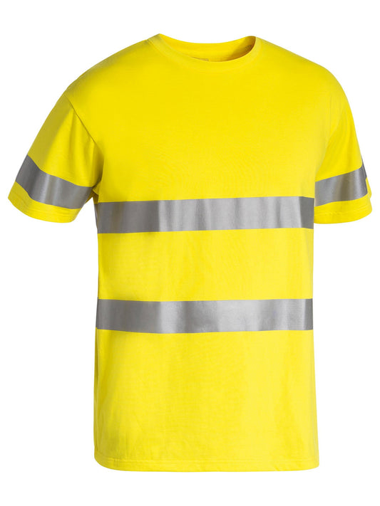 Taped Hi Vis Cotton T-Shirt Taped Hi Vis Cotton T-Shirt Bisley Workwear Faster Workwear and Design