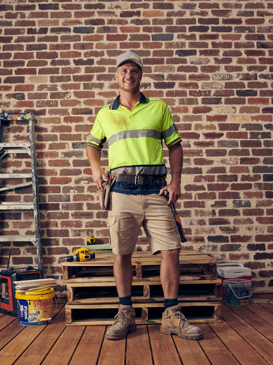 Taped Hi Vis Polyester Mesh Polo Taped Hi Vis Polyester Mesh Polo Bisley Workwear Faster Workwear and Design