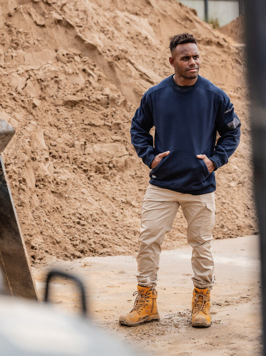 Work Fleece Crew Neck Jumper Work Fleece Crew Neck Jumper Bisley Workwear Faster Workwear and Design
