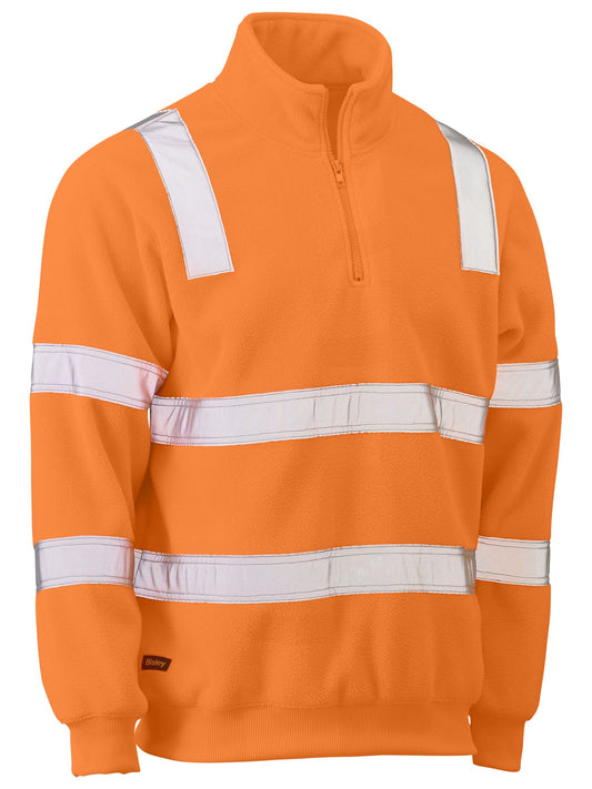 Taped Hi Vis Rail Polar Fleece Jumper Taped Hi Vis Rail Polar Fleece Jumper Bisley Workwear Faster Workwear and Design