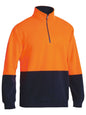 Hi Vis Polar fleece Zip Pullover Hi Vis Polar fleece Zip Pullover Bisley Workwear Faster Workwear and Design