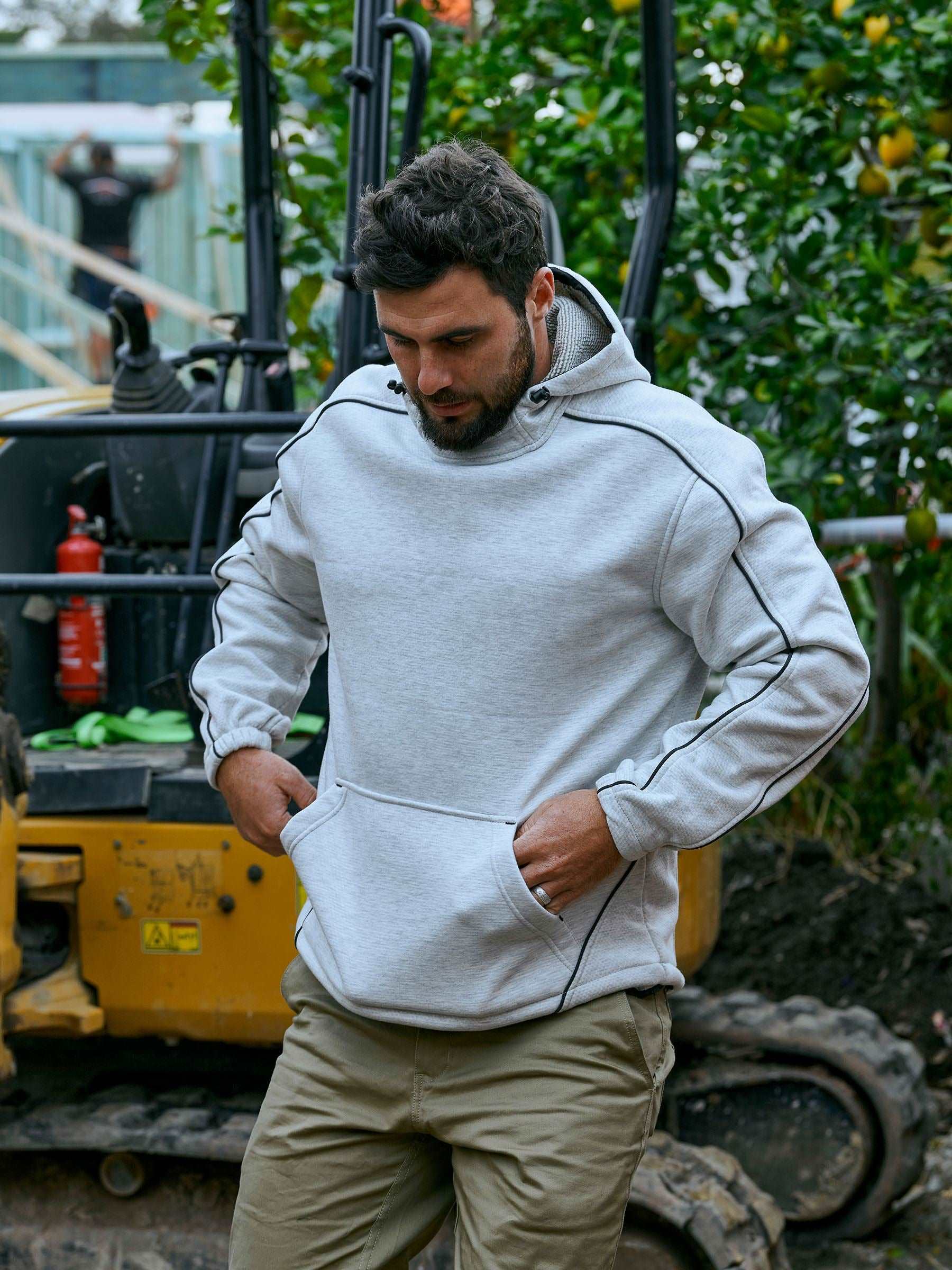 Flx and Move™ Marle Fleece Hoodie Jumper Flx and Move™ Marle Fleece Hoodie Jumper Bisley Workwear Faster Workwear and Design