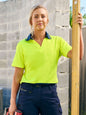 Women's Hi Vis V-Neck Polo Women's Hi Vis V-Neck Polo Bisley Workwear Faster Workwear and Design