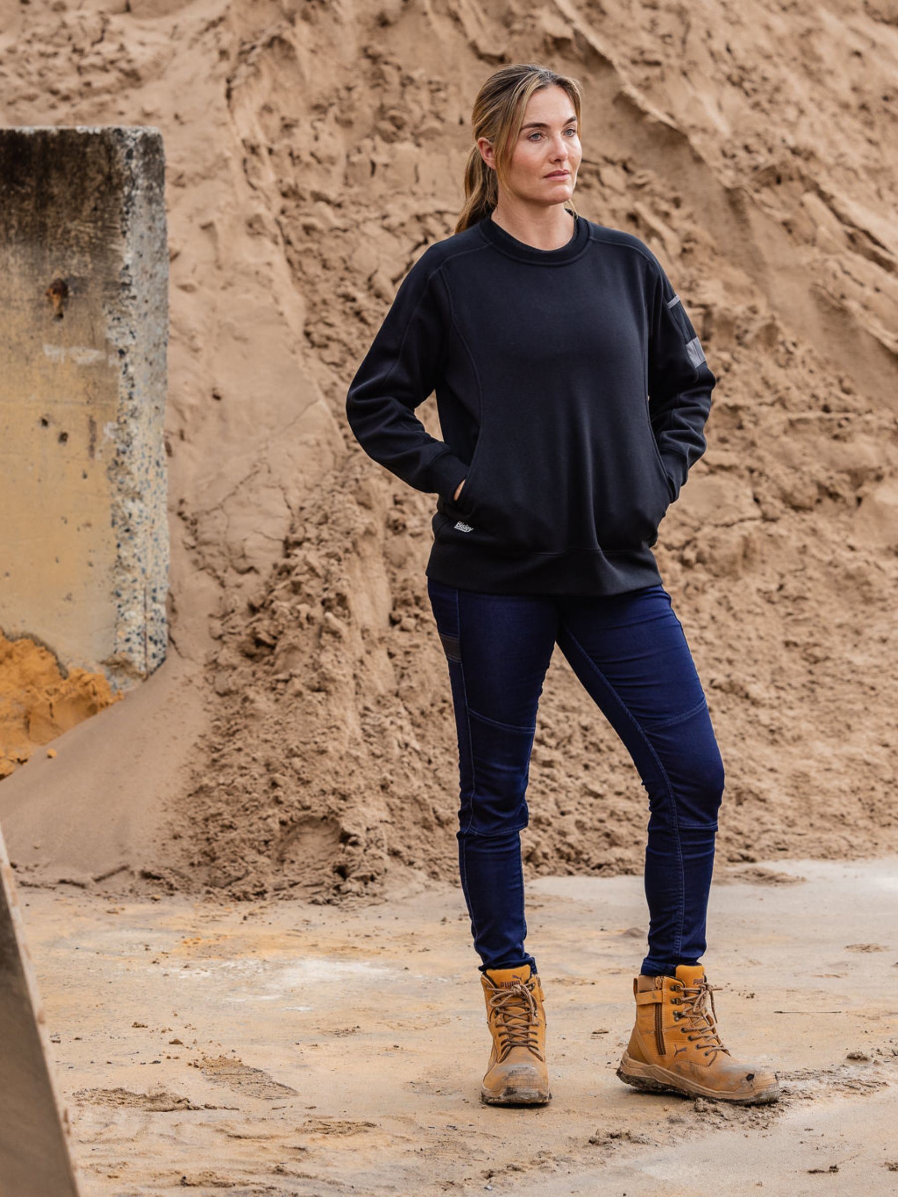 Women's Fleece Crew Neck Jumper Women's Fleece Crew Neck Jumper Bisley Workwear Faster Workwear and Design