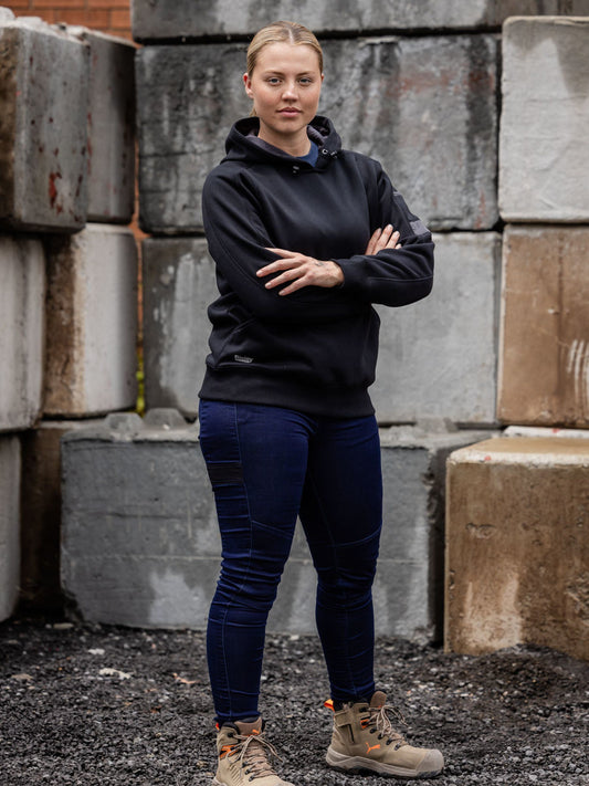 Women's Work Fleece Hoodie Women's Work Fleece Hoodie Bisley Workwear Faster Workwear and Design