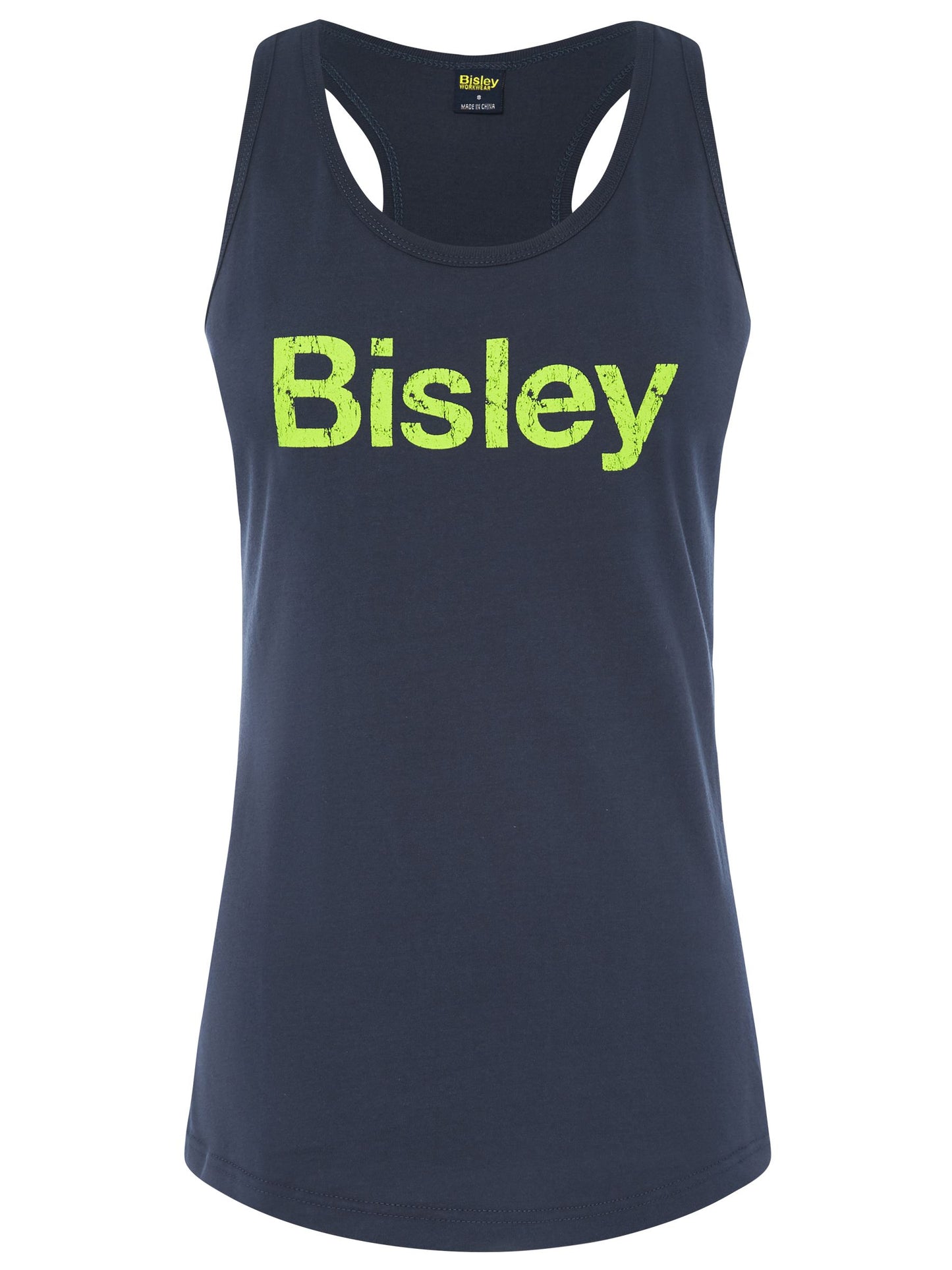 Women's Cotton Logo Singlet Women's Cotton Logo Singlet Bisley Workwear Faster Workwear and Design