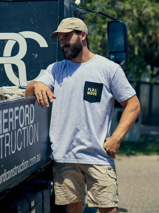 Flx & Move™ Cotton Tee Flx & Move™ Cotton Tee Bisley Workwear Faster Workwear and Design
