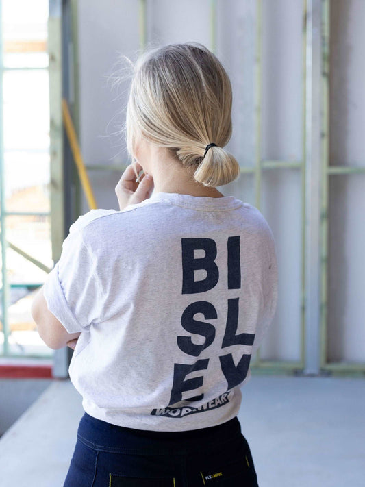 Bisley Cotton Vertical Logo Tee Bisley Cotton Vertical Logo Tee Bisley Workwear Faster Workwear and Design