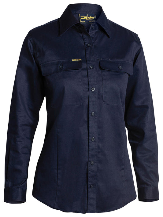 Women's Drill Shirt Women's Drill Shirt Bisley Workwear Faster Workwear and Design