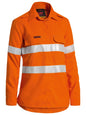 TenCate Tecasafe® Plus 580 Women's Taped Hi Vis Lightweight FR Vented Shirt TenCate Tecasafe® Plus 580 Women's Taped Hi Vis Lightweight FR Vented Shirt Bisley Workwear Faster Workwear and Design