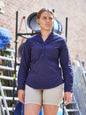 Women's Stretch V-Neck Closed Front Shirt Women's Stretch V-Neck Closed Front Shirt Bisley Workwear Faster Workwear and Design