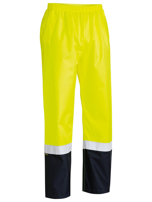 Taped Hi Vis Rain Shell Pants Taped Hi Vis Rain Shell Pants Bisley Workwear Faster Workwear and Design