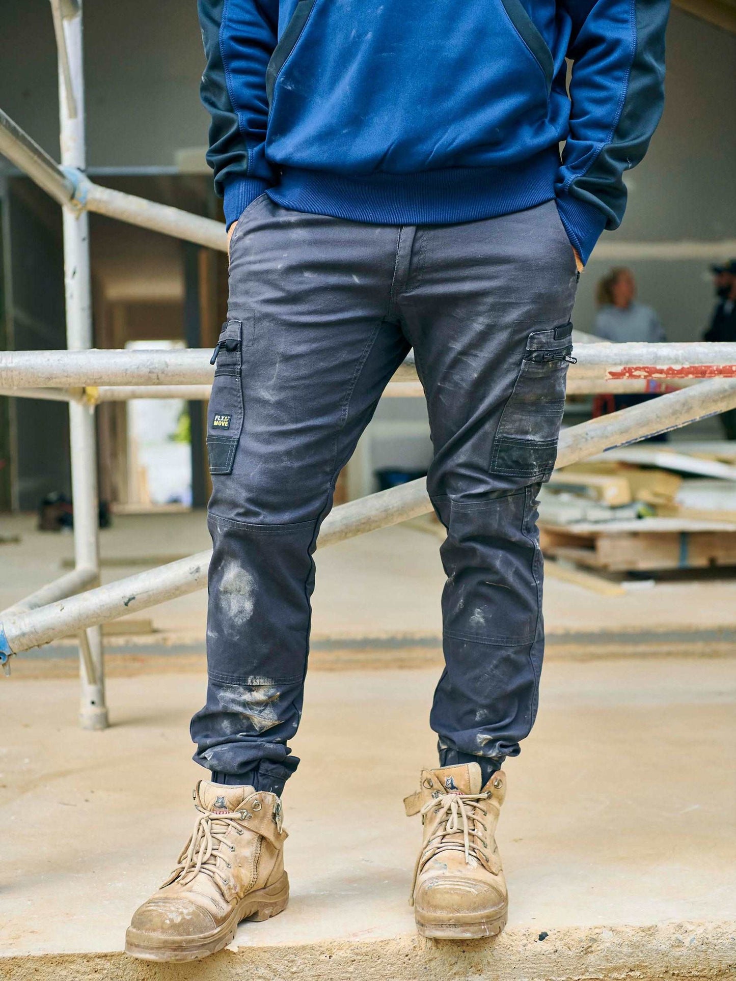 Flx and Move™ Stretch Cargo Cuffed Pants Flx and Move™ Stretch Cargo Cuffed Pants Bisley Workwear Faster Workwear and Design