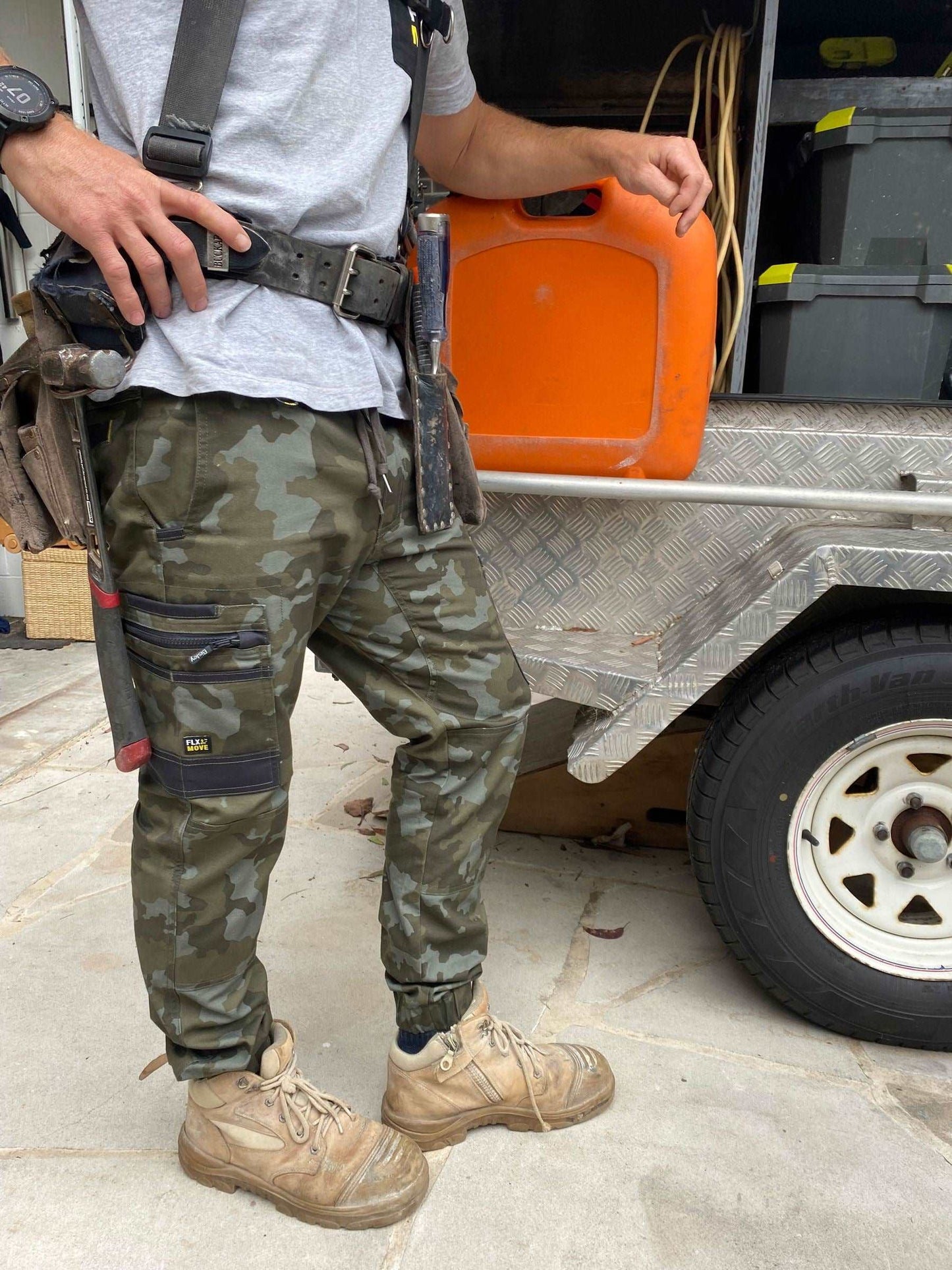 Flx & Move™ Stretch Camo Cargo Pants - Limited Edition Flx & Move™ Stretch Camo Cargo Pants - Limited Edition Bisley Workwear Faster Workwear and Design