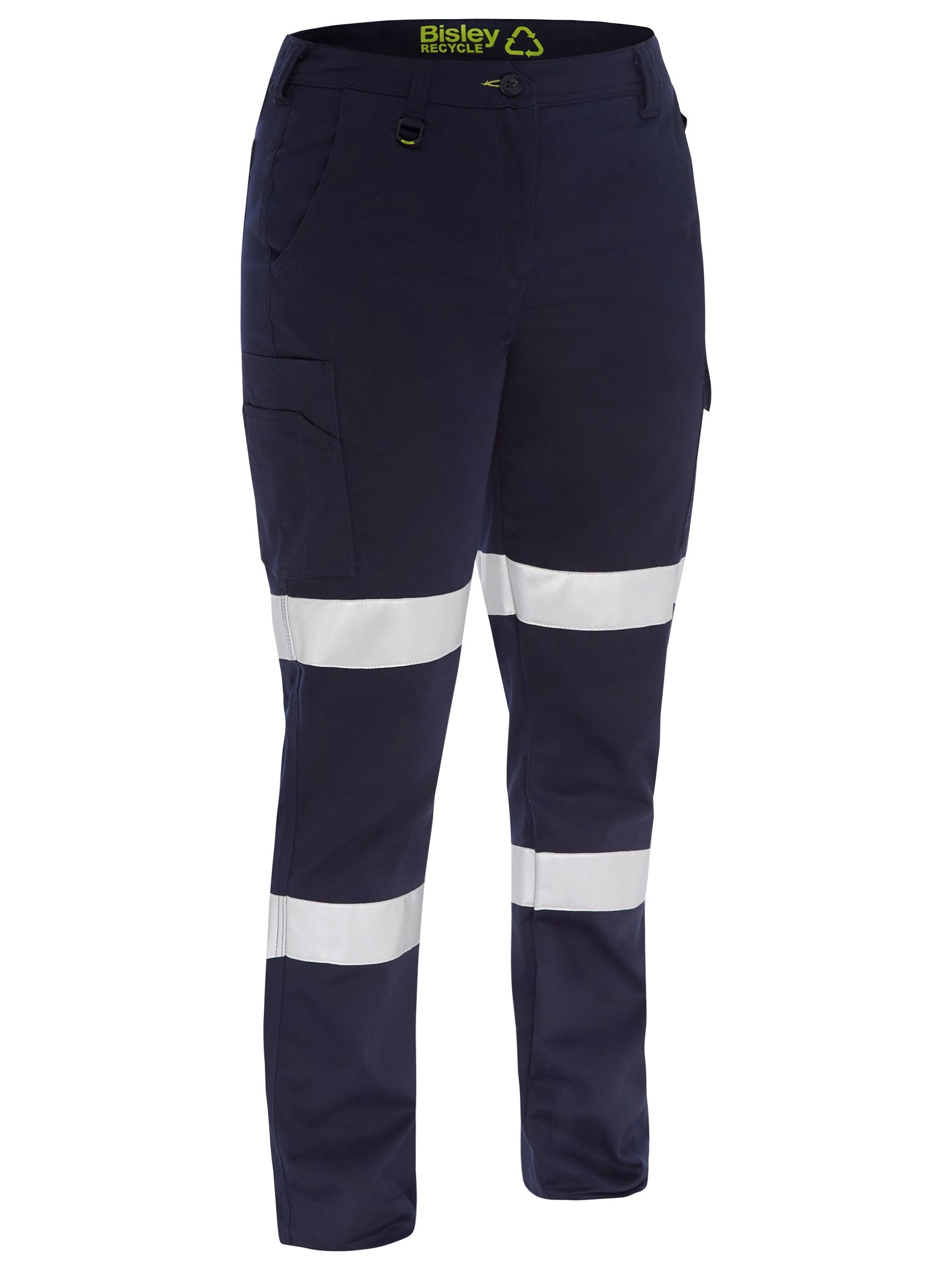 Recycle Women's Taped Biomotion Cargo Work Pant Recycle Women's Taped Biomotion Cargo Work Pant Bisley Workwear Faster Workwear and Design