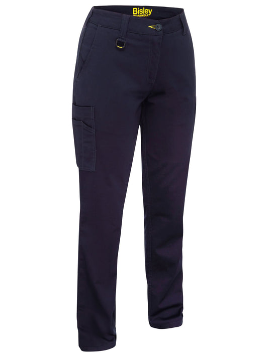 Women's Stretch Cotton Cargo Pants Women's Stretch Cotton Cargo Pants Bisley Workwear Faster Workwear and Design