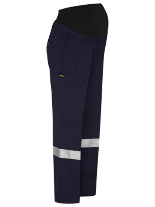 Women's Taped Maternity Drill Work Pants Women's Taped Maternity Drill Work Pants Bisley Workwear Faster Workwear and Design