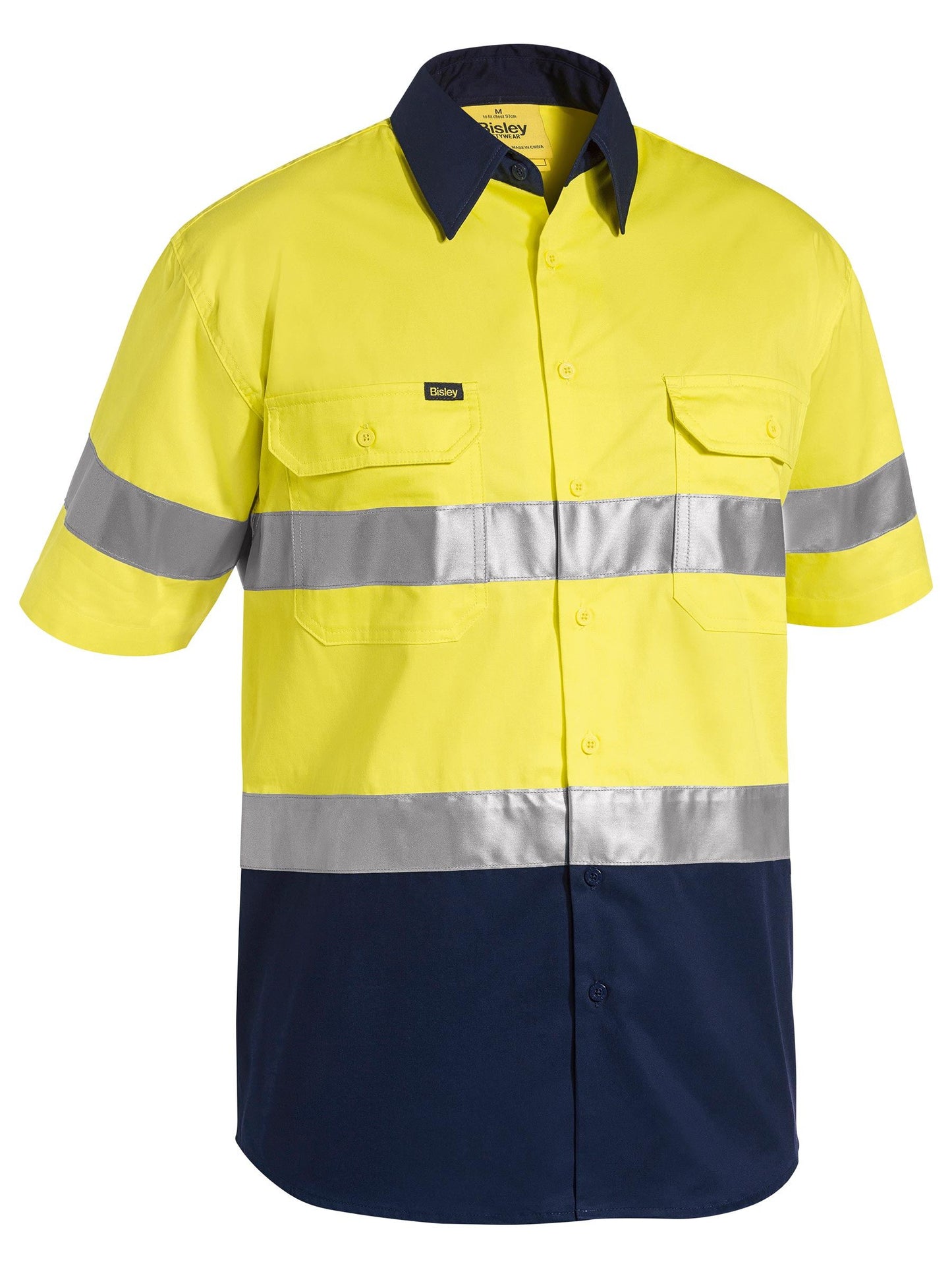 Taped Hi Vis Cool Lightweight Shirt Taped Hi Vis Cool Lightweight Shirt Bisley Workwear Faster Workwear and Design