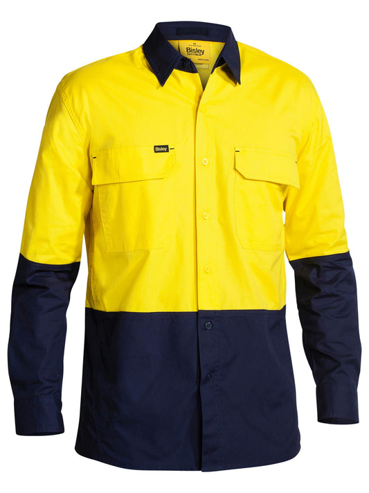 X Airflow™ Hi Vis Ripstop Shirt X Airflow™ Hi Vis Ripstop Shirt Bisley Workwear Faster Workwear and Design