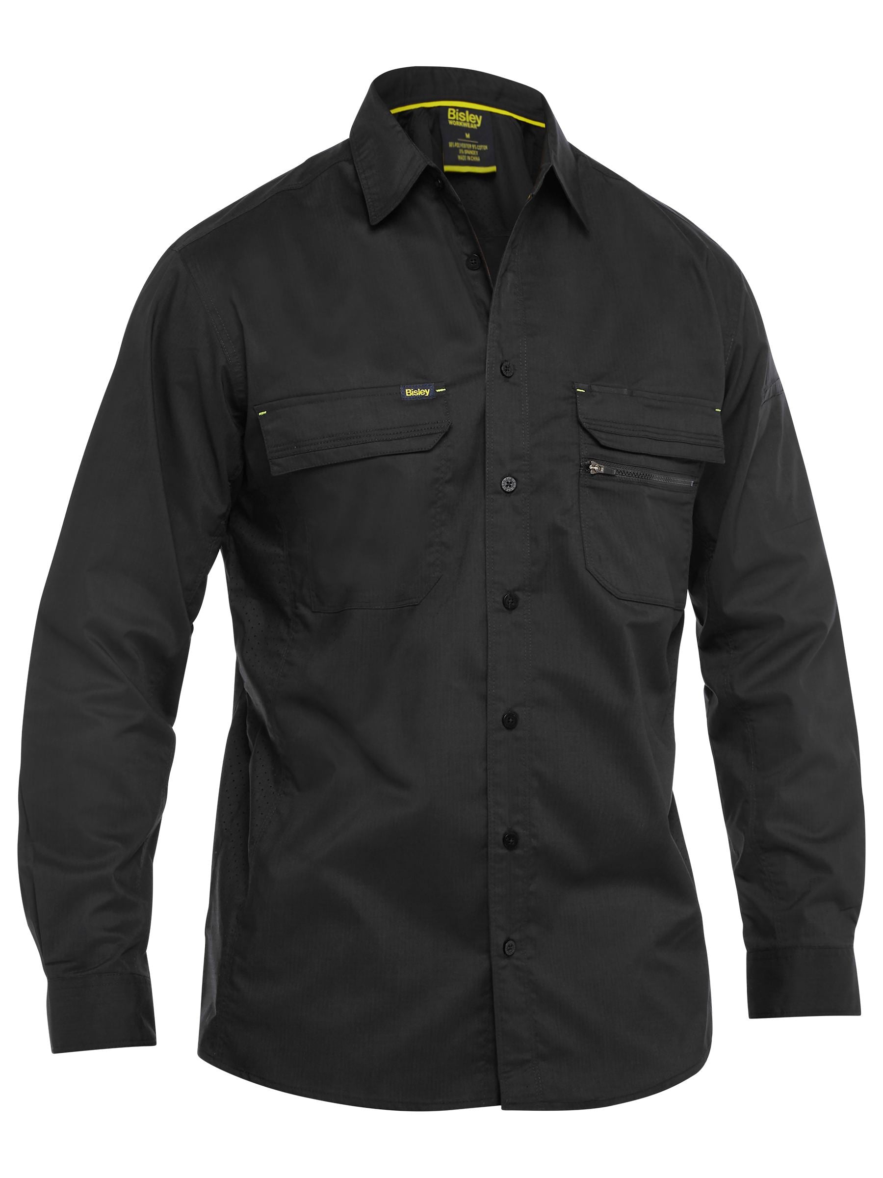 X Airflow™ Stretch Ripstop Shirt X Airflow™ Stretch Ripstop Shirt Bisley Workwear Faster Workwear and Design