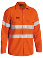 TenCate Tecasafe® Plus 700 Taped Hi Vis FR Vented Shirt TenCate Tecasafe® Plus 700 Taped Hi Vis FR Vented Shirt Bisley Workwear Faster Workwear and Design