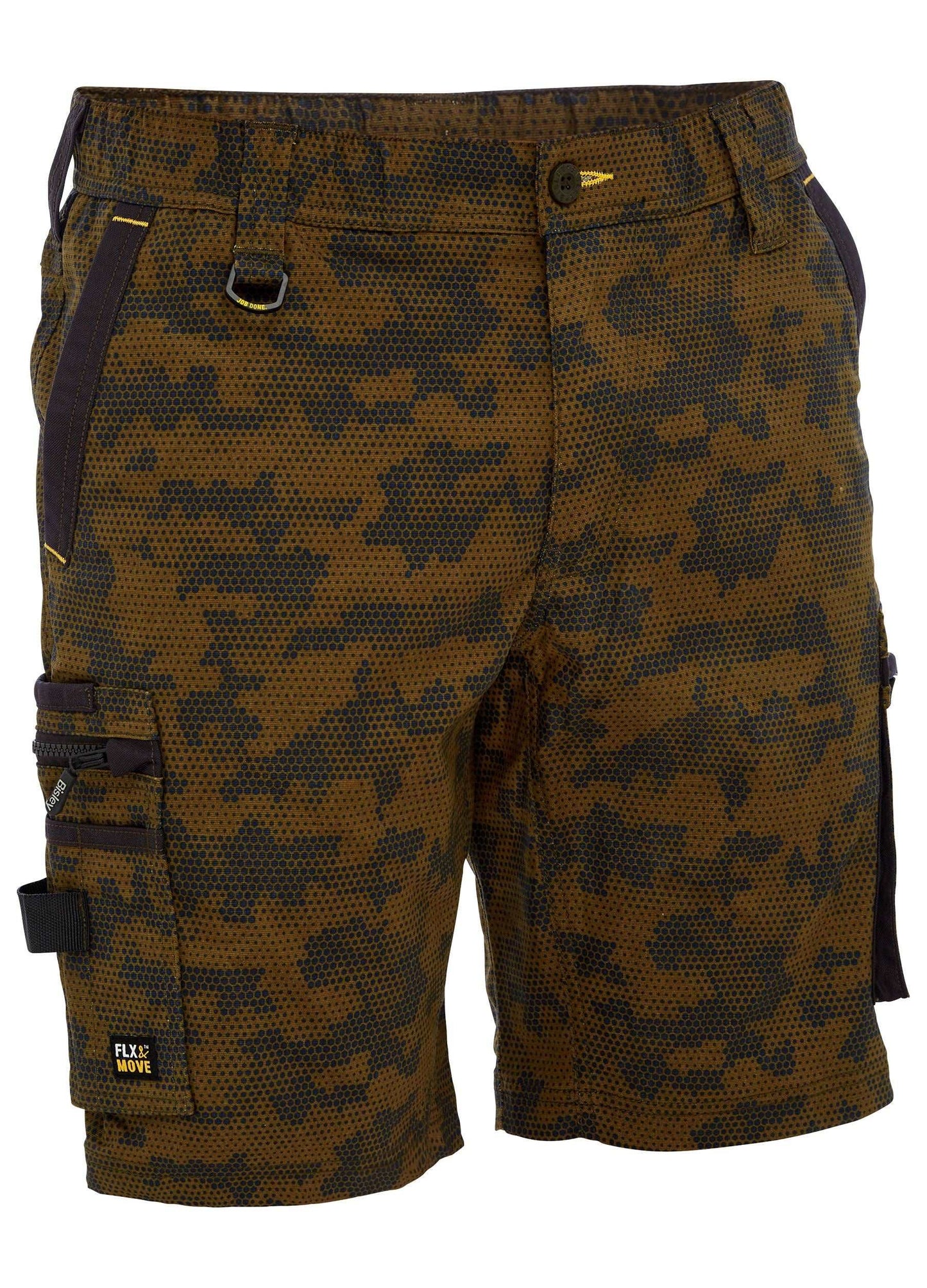 Flx & Move™ Stretch Canvas Camo Cargo Short - Limited Edition Flx & Move™ Stretch Canvas Camo Cargo Short - Limited Edition Bisley Workwear Faster Workwear and Design