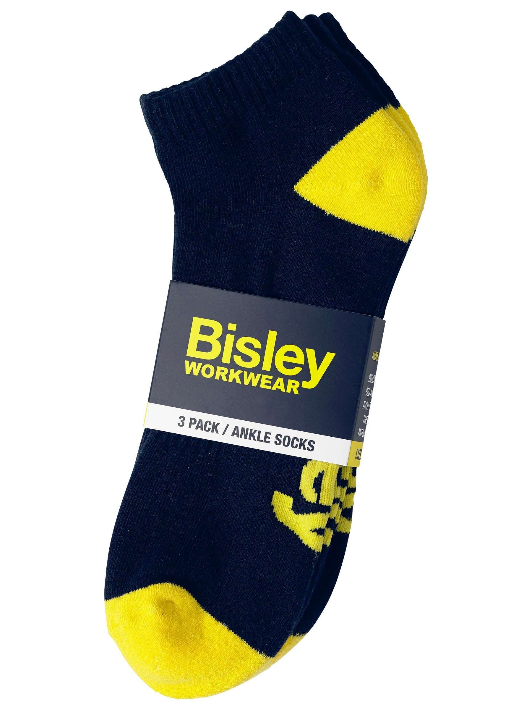 Ankle Sock (3X Pack) Ankle Sock (3X Pack) Bisley Workwear Faster Workwear and Design