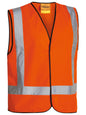 Taped X Back Hi Vis Vest Taped X Back Hi Vis Vest Bisley Workwear Faster Workwear and Design