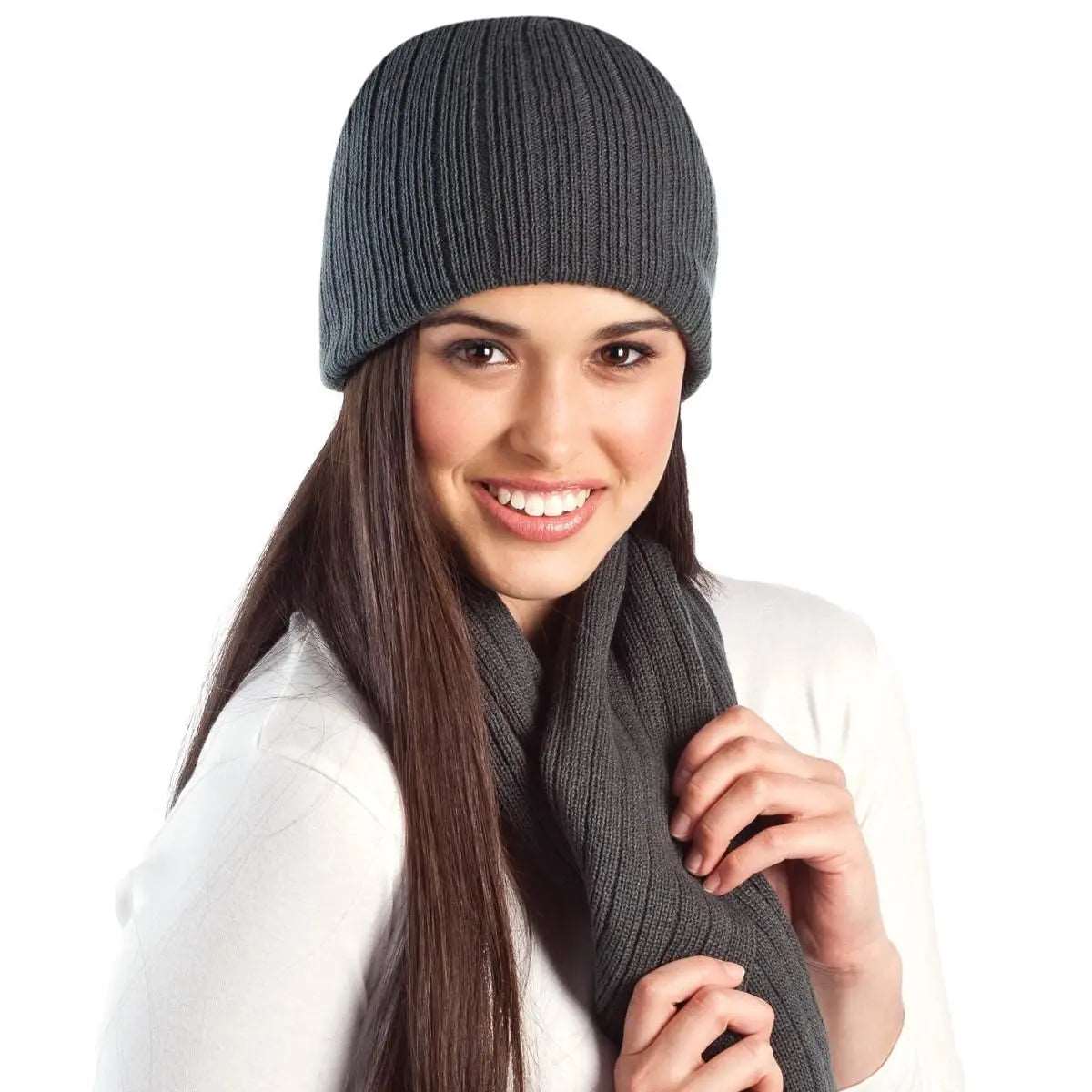 Cable Knit Beanie - Premium Beanie from - Just $9.99! Shop now at Faster Workwear and Design