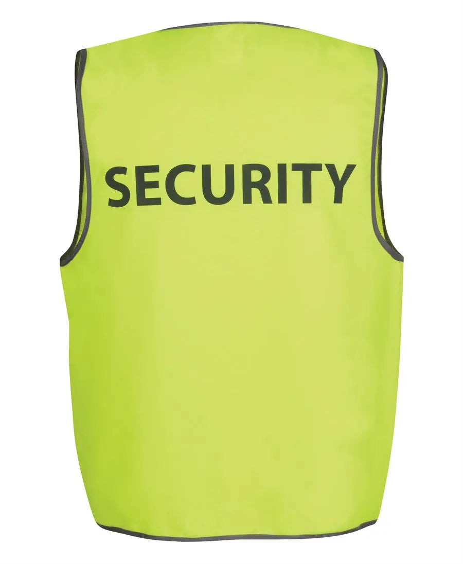 Hi Vis Vest with Staff, Visitor, Security pre Printed - Premium HI VIS from - Just $7.95! Shop now at Faster Workwear and Design