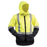 JACKET STAMINA DAY/NIGHT ZIP OFF SLEEVES ORANGE/NAVY or YELLOW/NAVY - Premium Hi Vis Jacket from - Just $121.95! Shop now at Faster Workwear and Design
