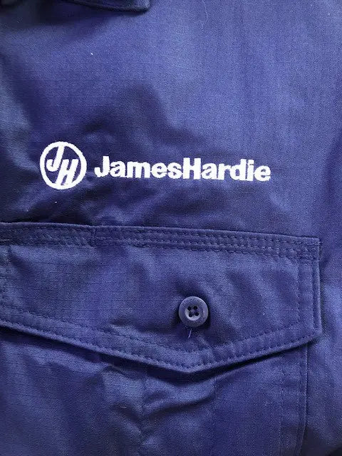 James Hardie - Premium embroidery from - Just $155.80! Shop now at Faster Workwear and Design