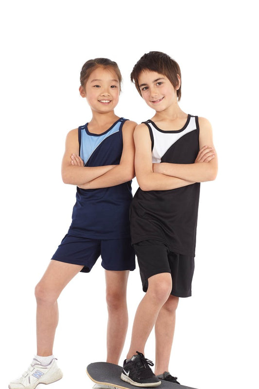 Sports Kids Singlet Sports Kids Singlet Faster Workwear and Design Faster Workwear and Design