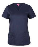 LADIES PREMIUM SCRUB TOP BLACK OR NAVY - Premium SCRUBS from - Just $44.95! Shop now at Faster Workwear and Design