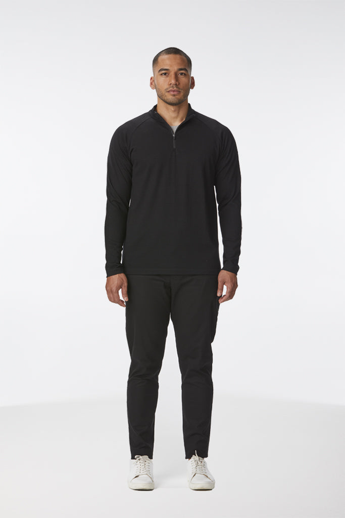 Milford Mens Merino 1/4 Zip Sweater Milford Mens Merino 1/4 Zip Sweater C-Force Faster Workwear and Design