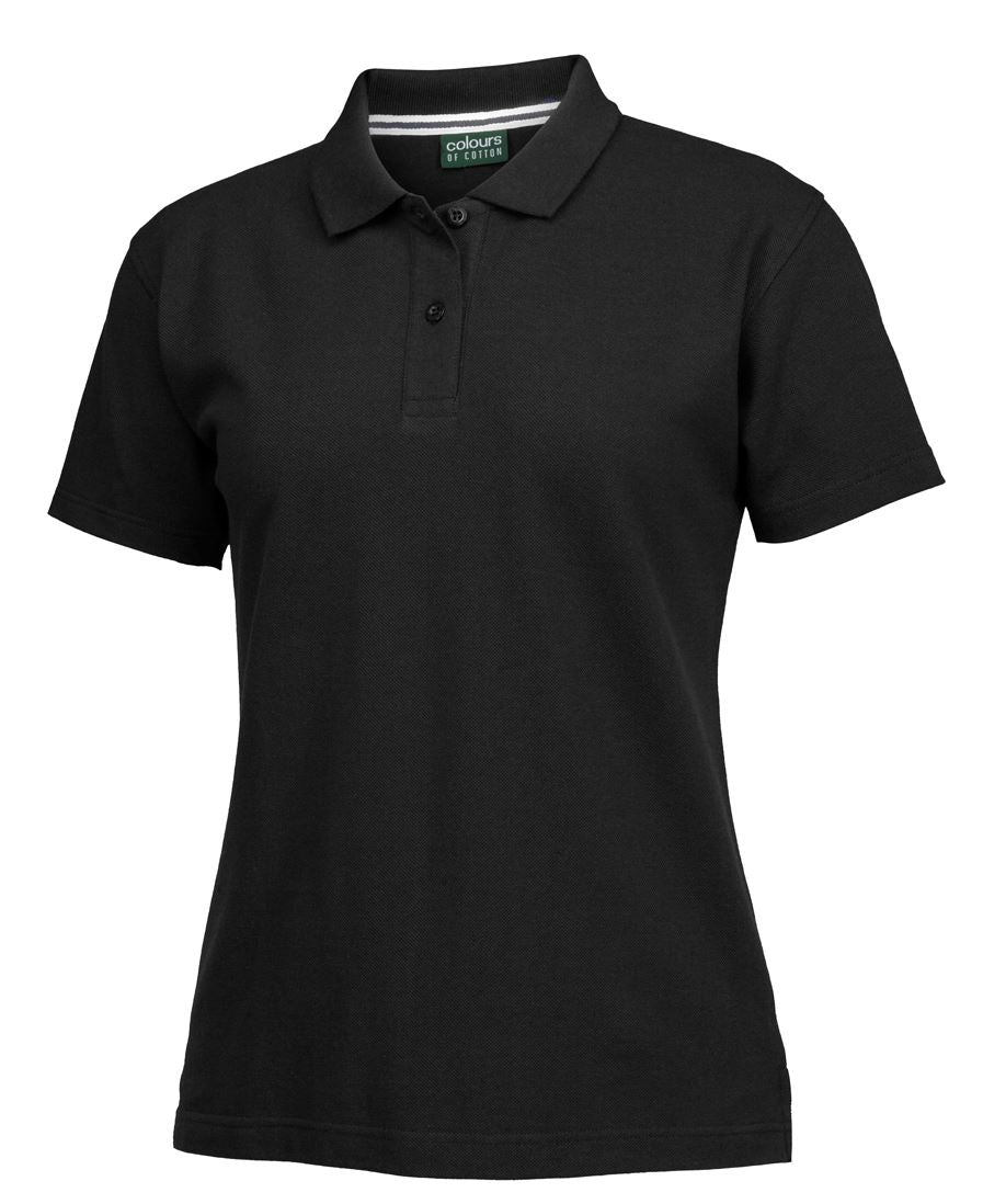 C of C LADIES PIQUE POLO C of C LADIES PIQUE POLO Colours of Cotton Faster Workwear and Design