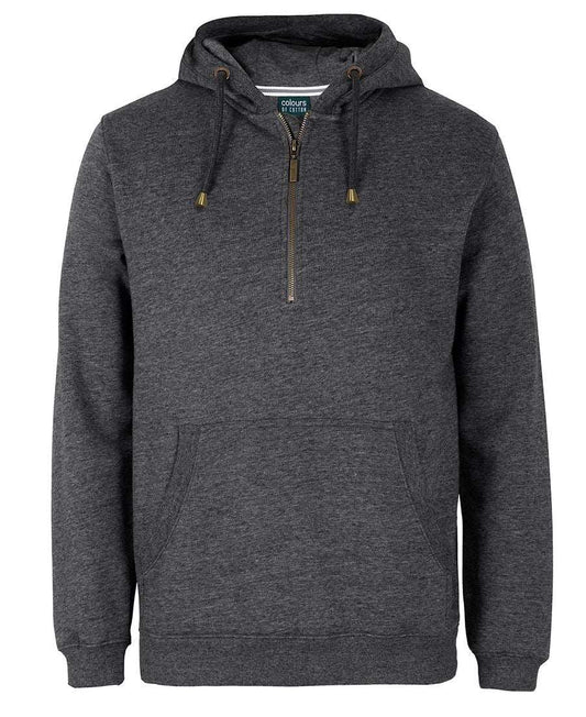 C of C BRASS 1/2 ZIP HOODIE C of C BRASS 1/2 ZIP HOODIE Colours of Cotton Faster Workwear and Design