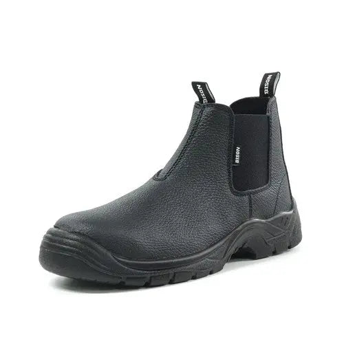 Work boot TRADE SLIP ON BLACK - Premium Bison from - Just $69.95! Shop now at Faster Workwear and Design