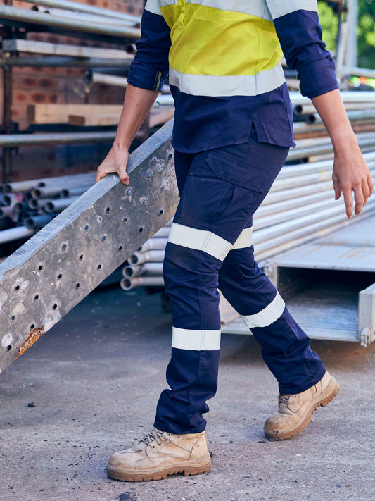 Women's Taped Cotton Cargo Pants Women's Taped Cotton Cargo Pants Bisley Workwear Faster Workwear and Design